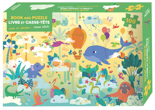 AUZOU - Terre rêvée : livre et casse-tête 100mcx