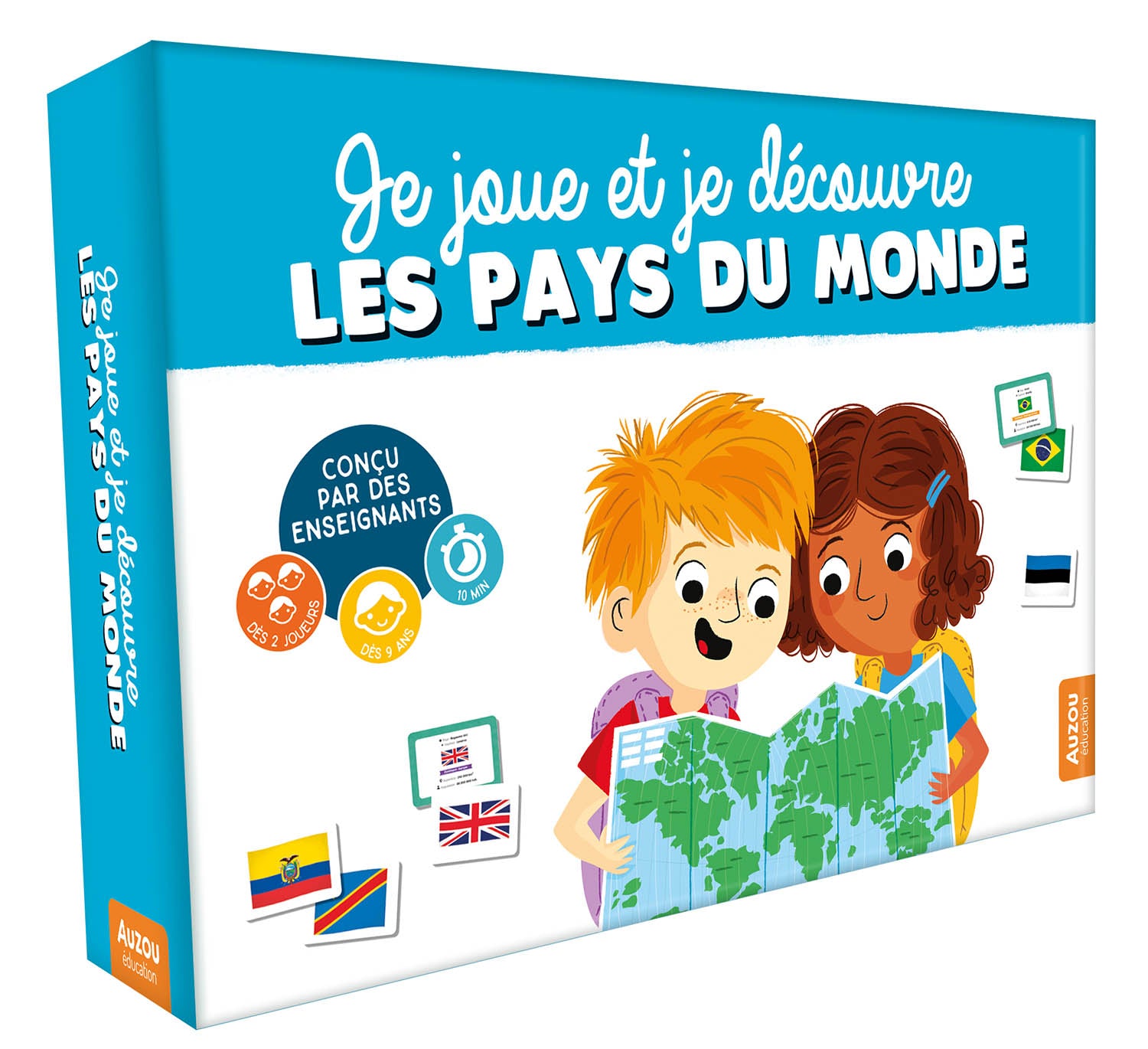 AUZOU -Jeu je joue et je découvre les pays du monde