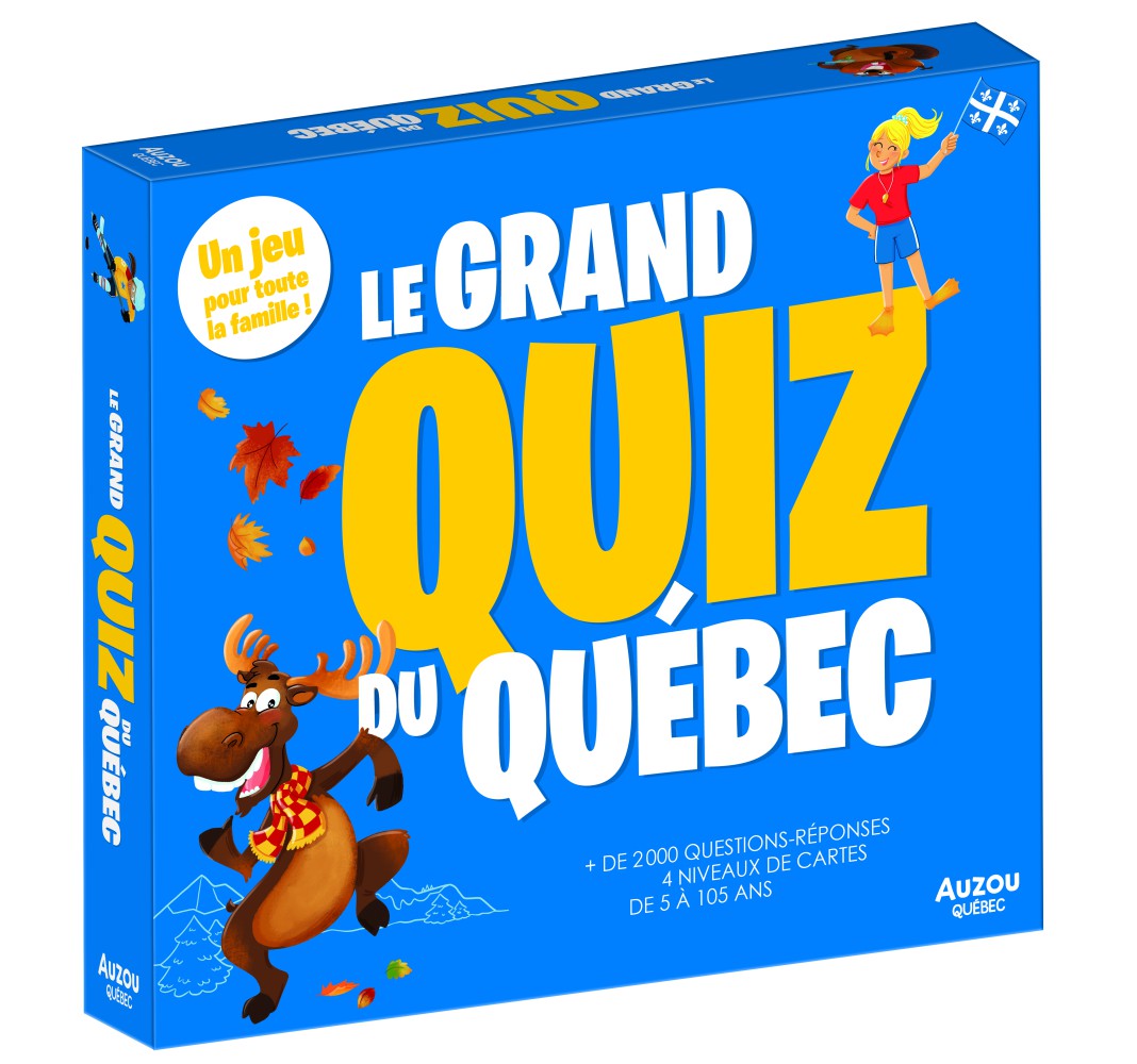 AUZOU - Jeu Le grand quiz du Québec