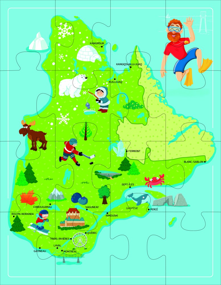 AUZOU - Jeu Le grand quiz du Québec