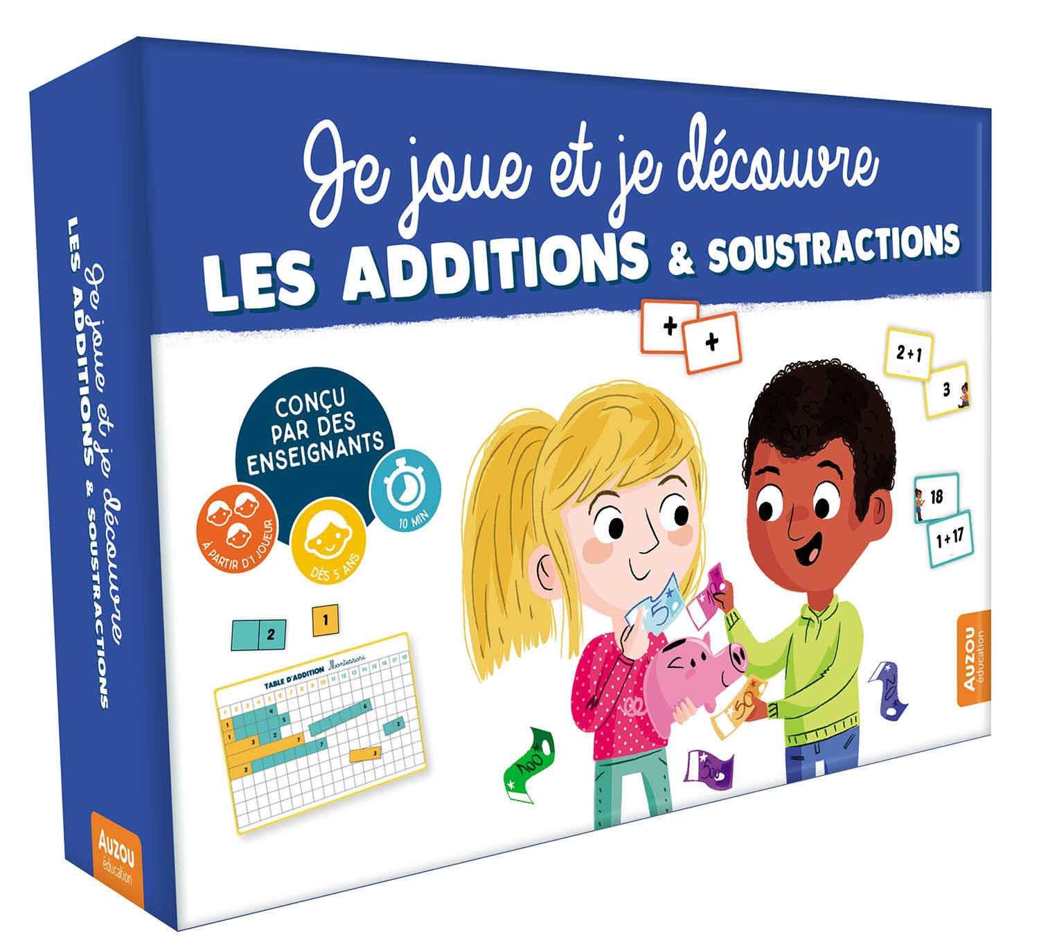 AUZOU -Joue et découvre  les additions & soustractions