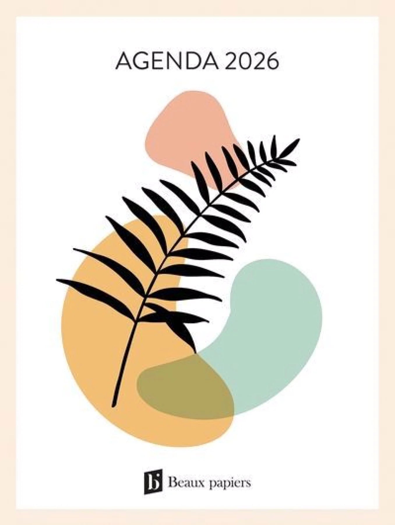 AGENDA BEAUX PAPIERS -  PASTEL 2026