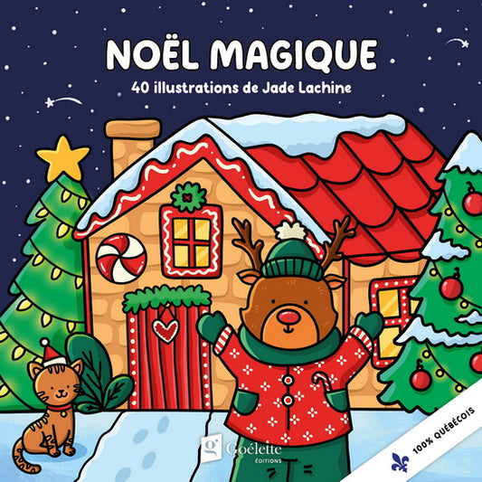 Coloriage - Noël magique par Jade Lachine