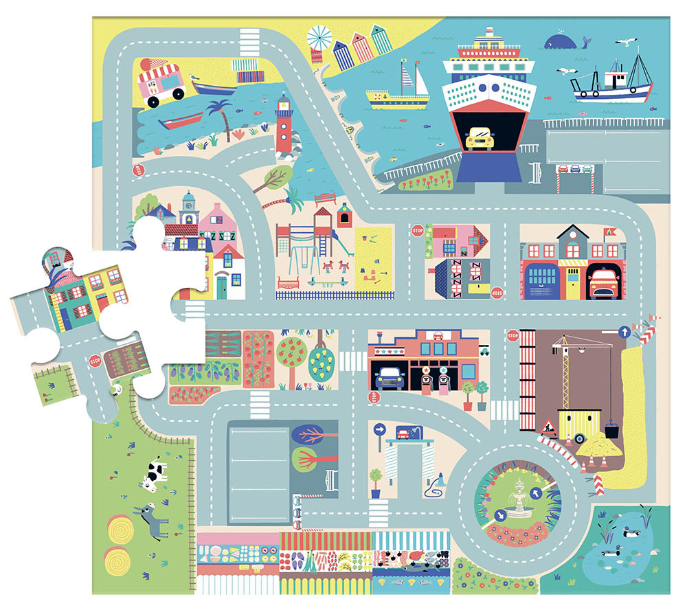 AUZOU - Mon circuit en puzzle 36mcx