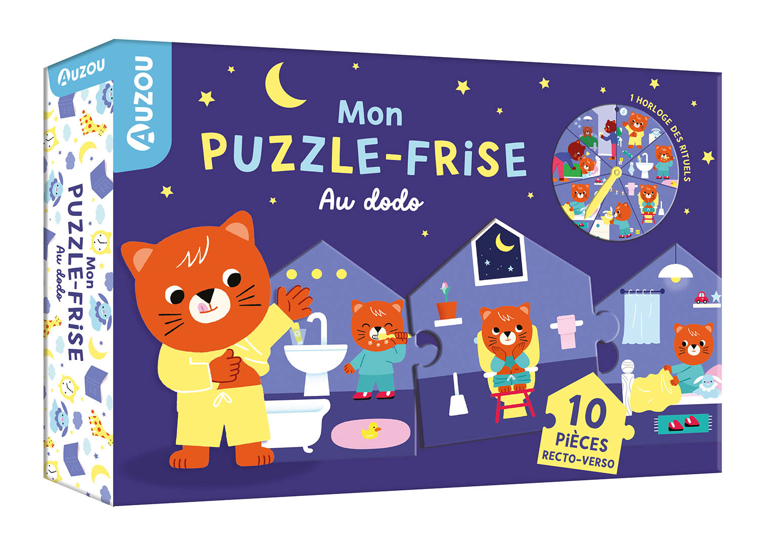 AUZOU - Puzzle  Frise au dodo 10 mcx