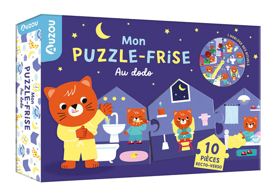AUZOU - Puzzle  Frise au dodo 10 mcx