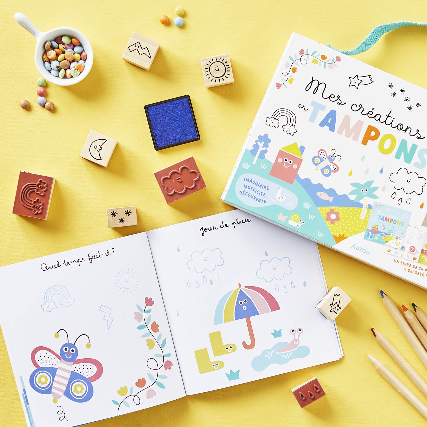 AUZOU - Mes créations en tampons