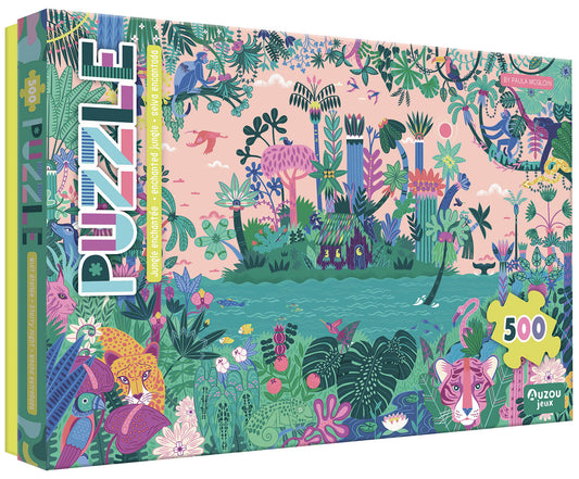 AUZOU - Puzzle jungle enchantée 500 mcx