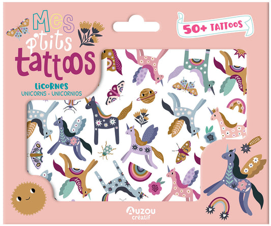 AUZOU - Mes P'tits tattoos : Licornes
