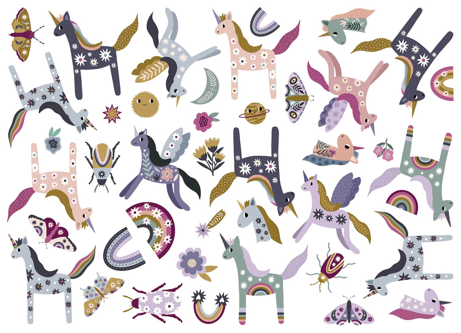 AUZOU - Mes P'tits tattoos : Licornes