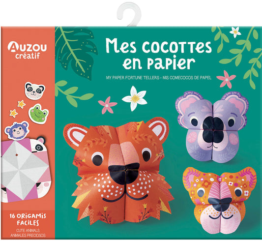 AUZOU - Ma pochette d'artiste - Mes cocottes en papier