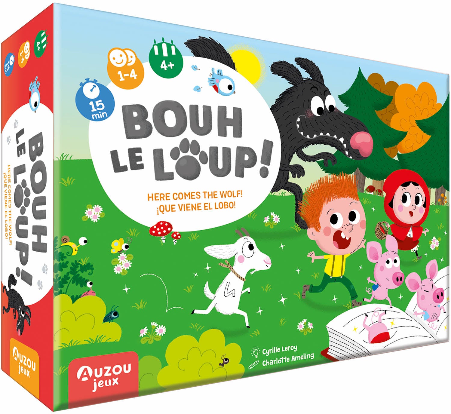 AUZOU -  P'tits jeux - Bouh le loup !