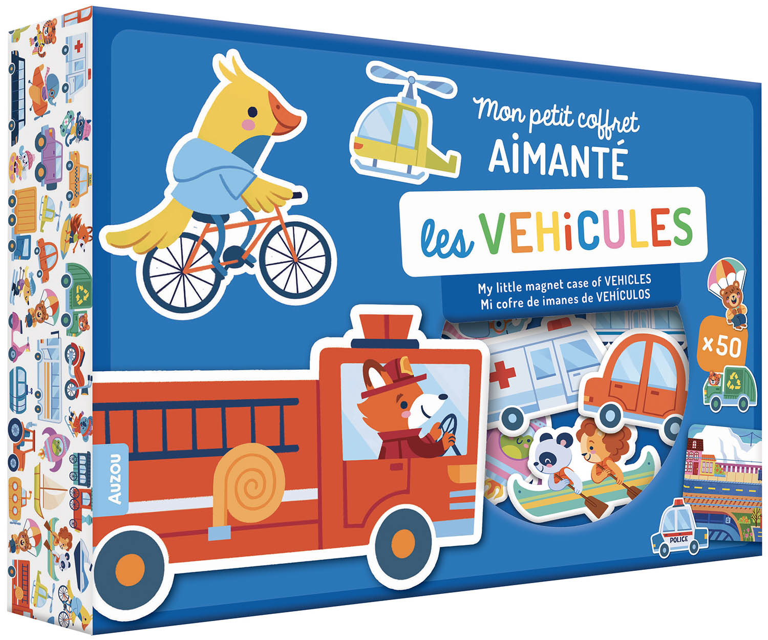 AUZOU - Premier coffret aimante Les véhicules 40 mcx