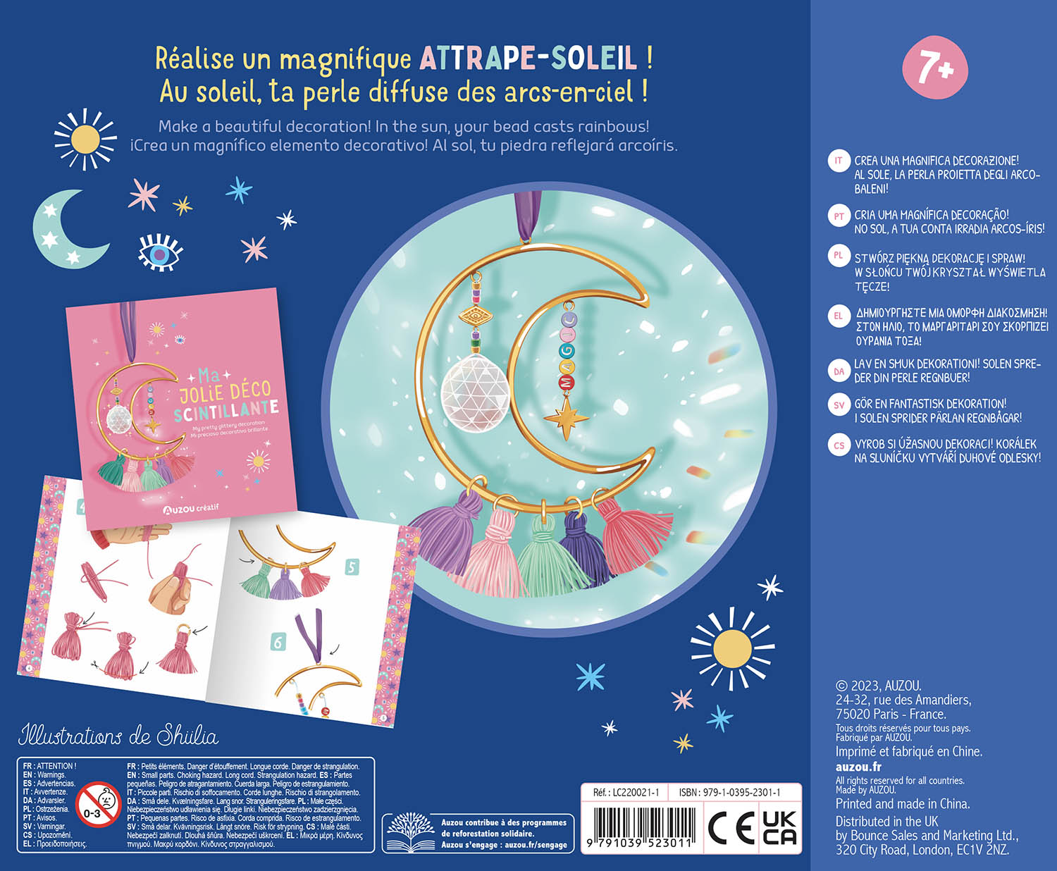 AUZOU - Coffret attrape-soleil ma jolie déco scintillante
