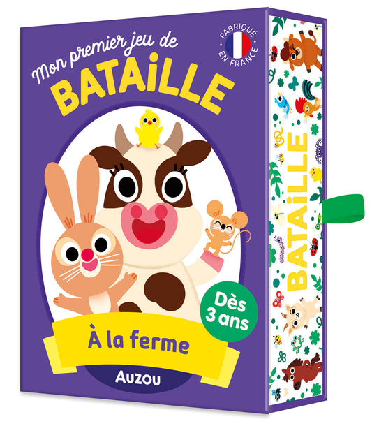 AUZOU - Jeux de cartes Premier jeu de bataille à la ferme