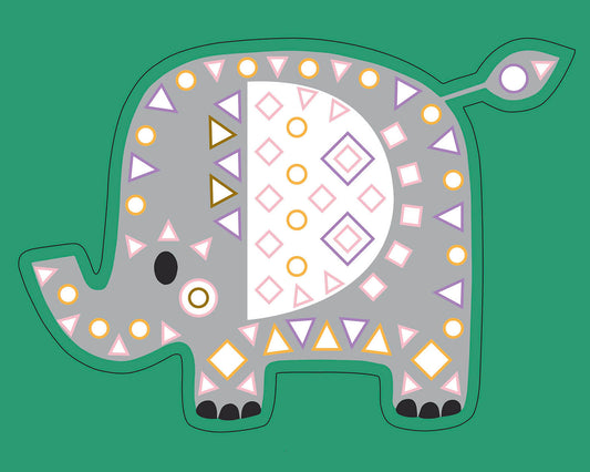 AUZOU - Coffret d'artiste Mes gros animaux en mosaïque