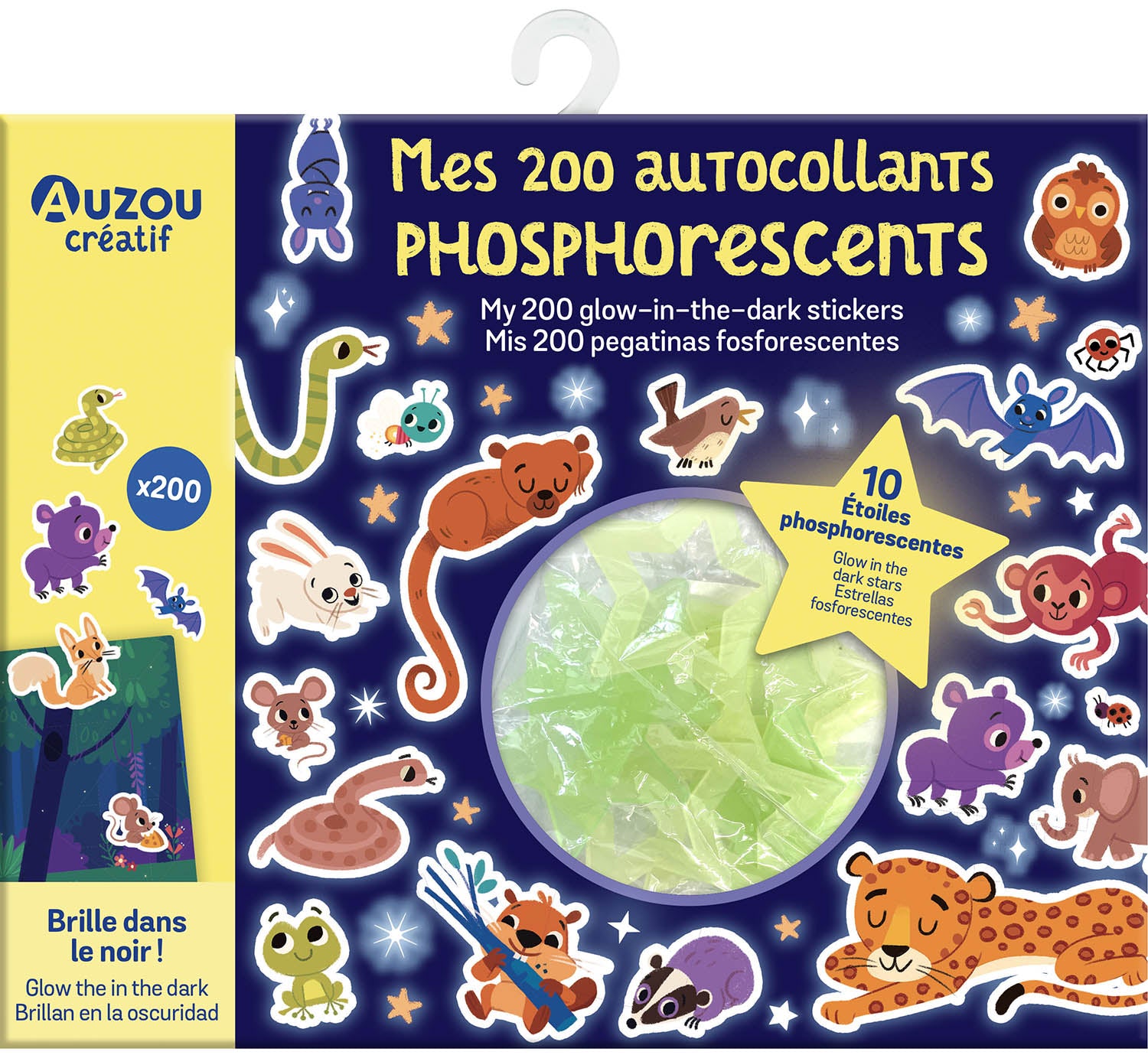 AUZOU - Mes 200 autocollants phosphorescents
