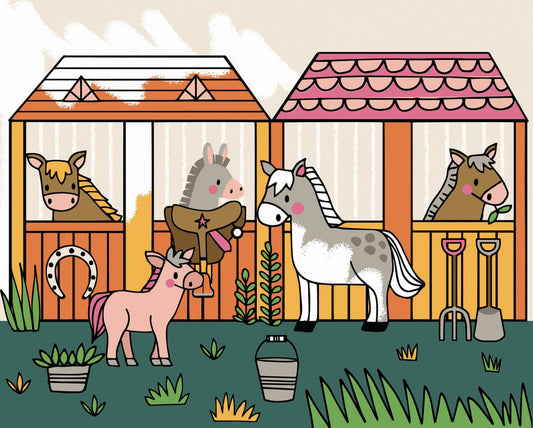 AUZOU - Pochette  tableaux de  Peinture magique