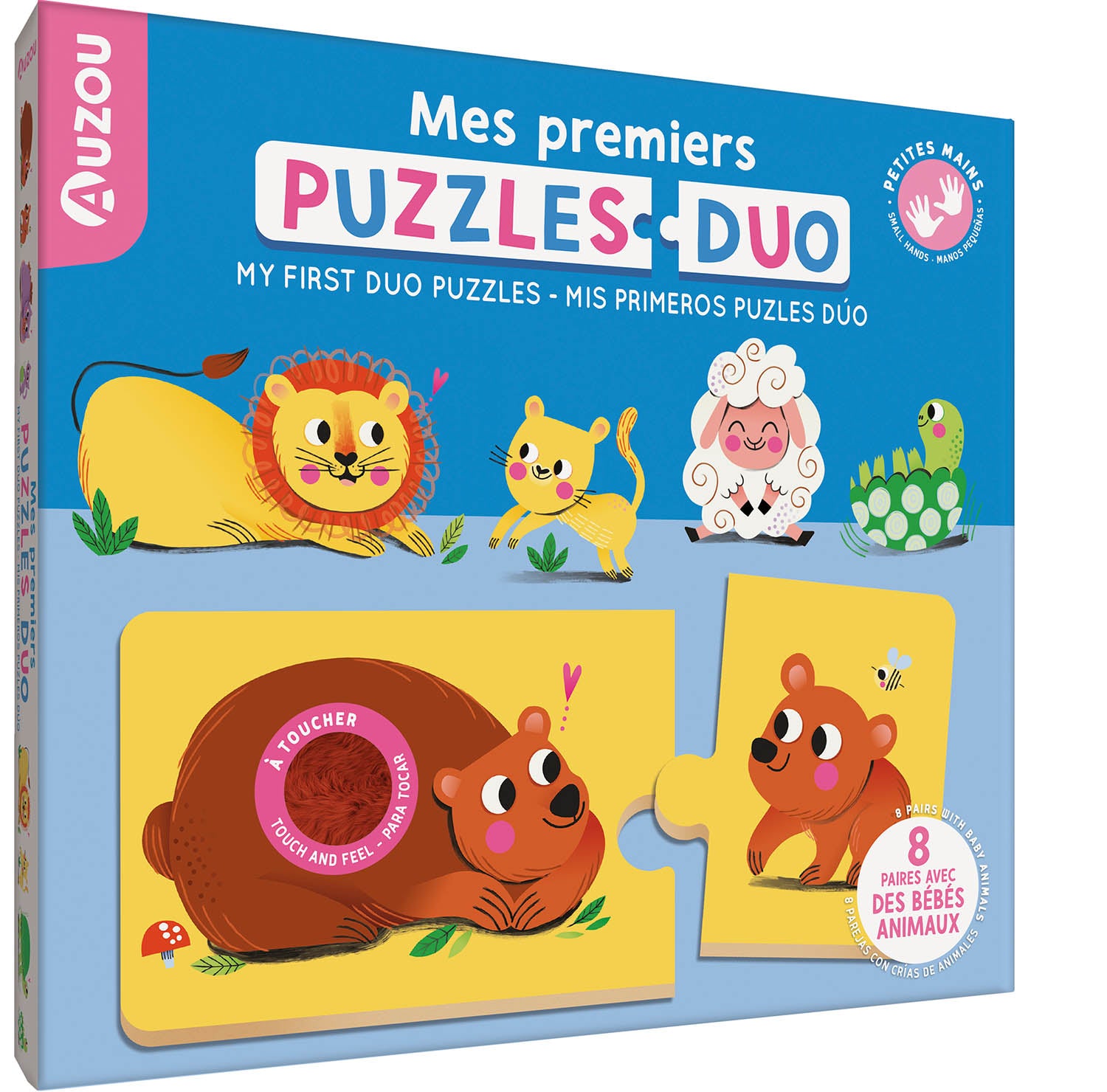 AUZOU - Mes premiers puzzle duo à toucher 16mcx