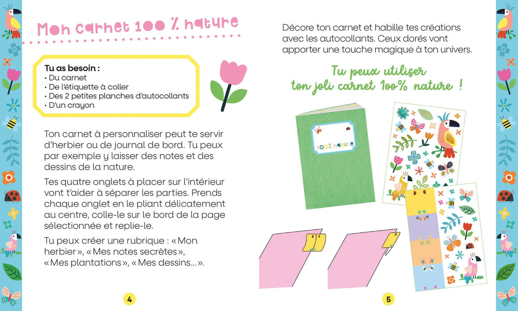 AUZOU - Création Ma boîte à trésors 100% nature