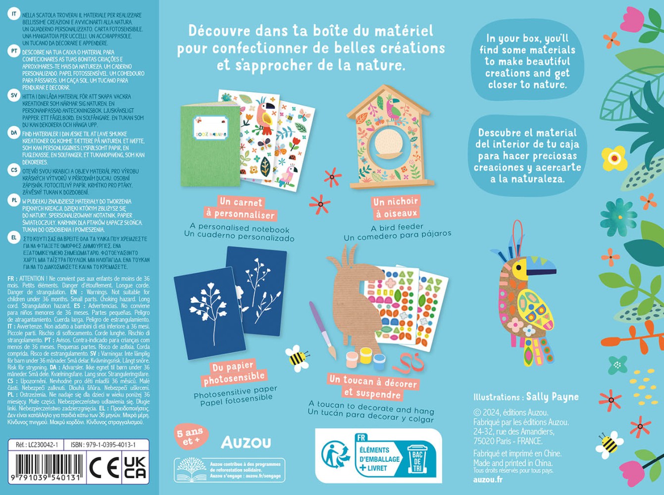 AUZOU - Création Ma boîte à trésors 100% nature