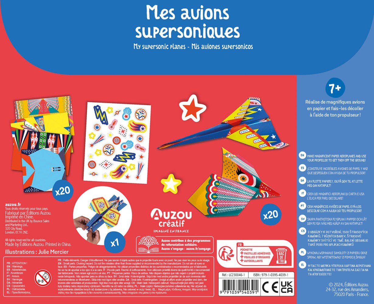 AUZOU - Pochette  Mes avions supersoniques