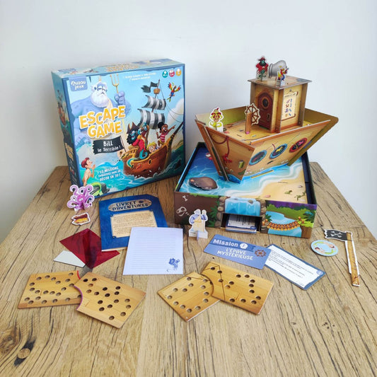 AUZOU - Jeu Escape Game - Bill le Terrible !