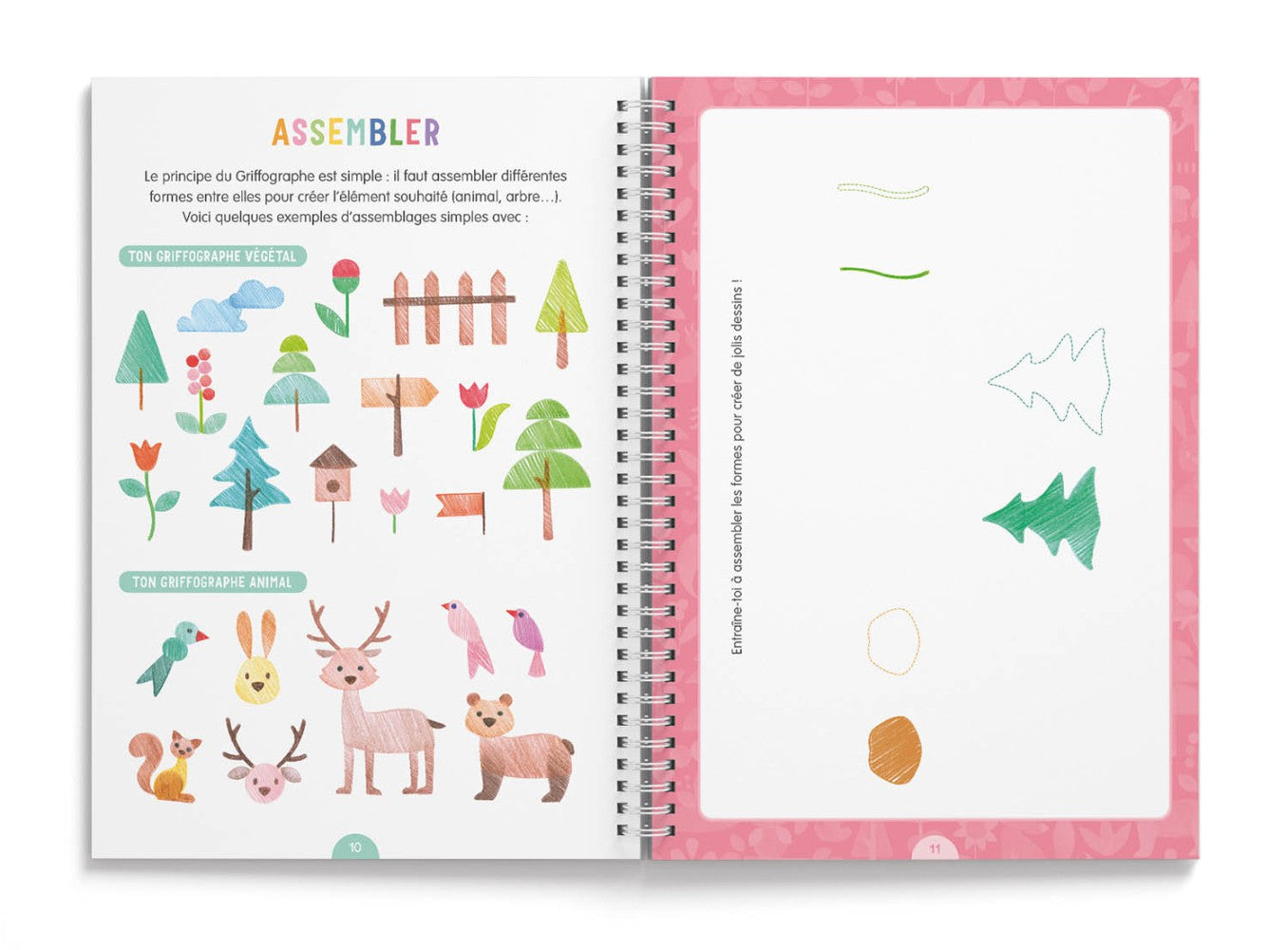 AUZOU - Dessine avec le griffographe - Dans la forêt