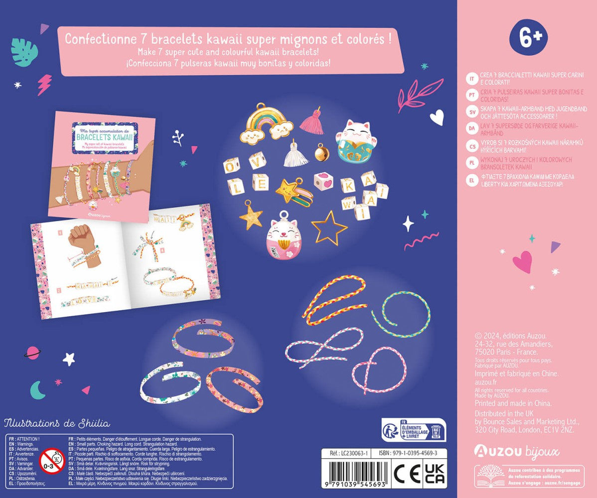 AUZOU - Ma super accumulation de bracelets kawaii