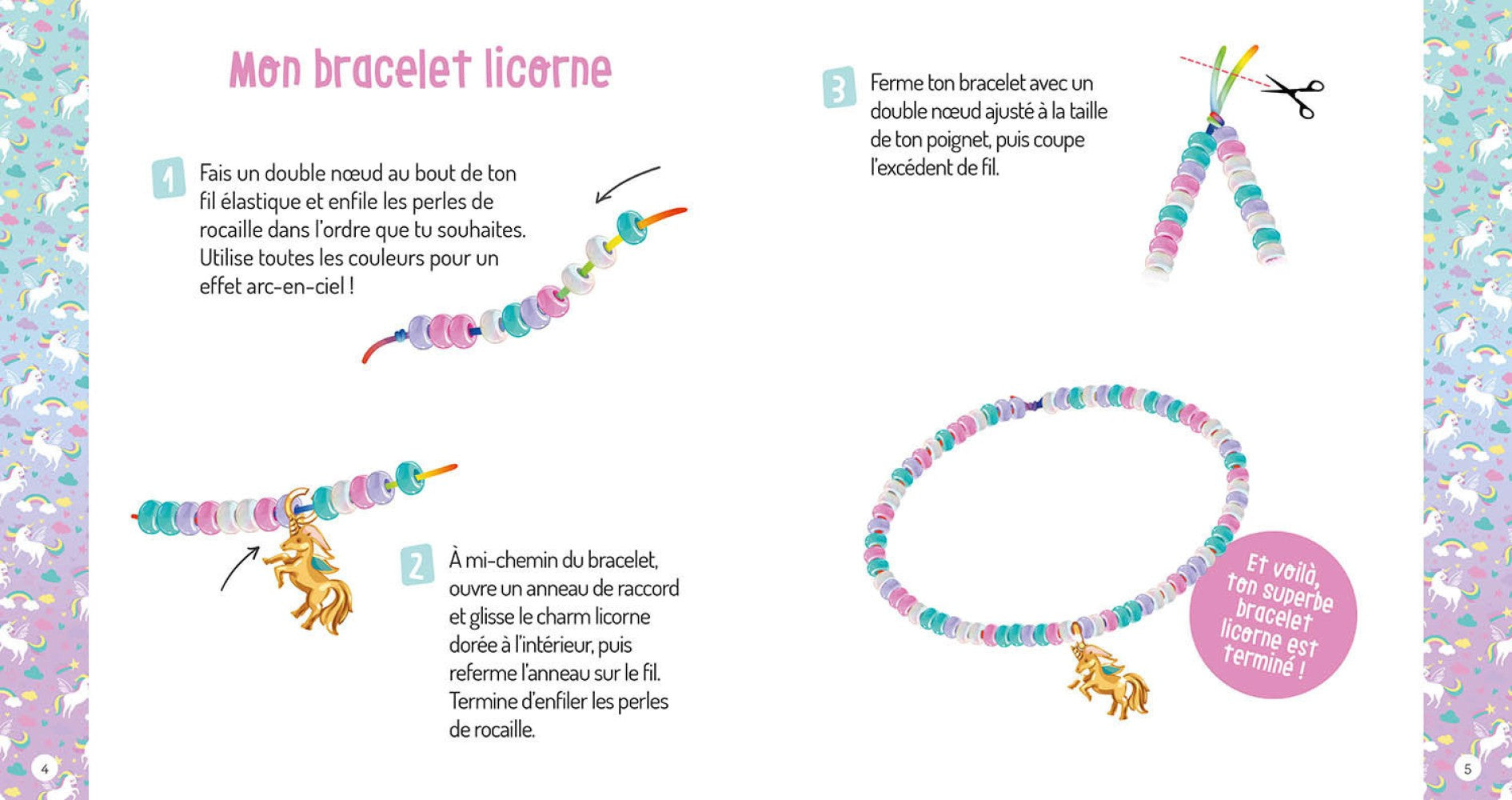 AUZOU - Coffret Mes fabuleux bijoux licornes magiques