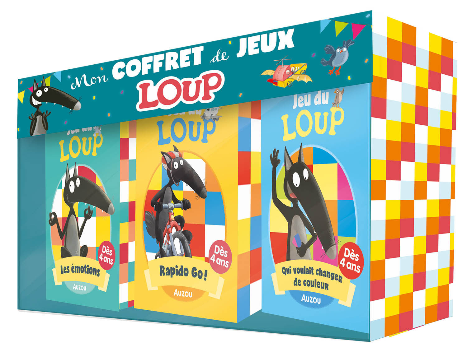 AUZOU - Mon coffret de jeux loup