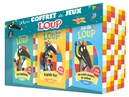 AUZOU - Mon coffret de jeux loup