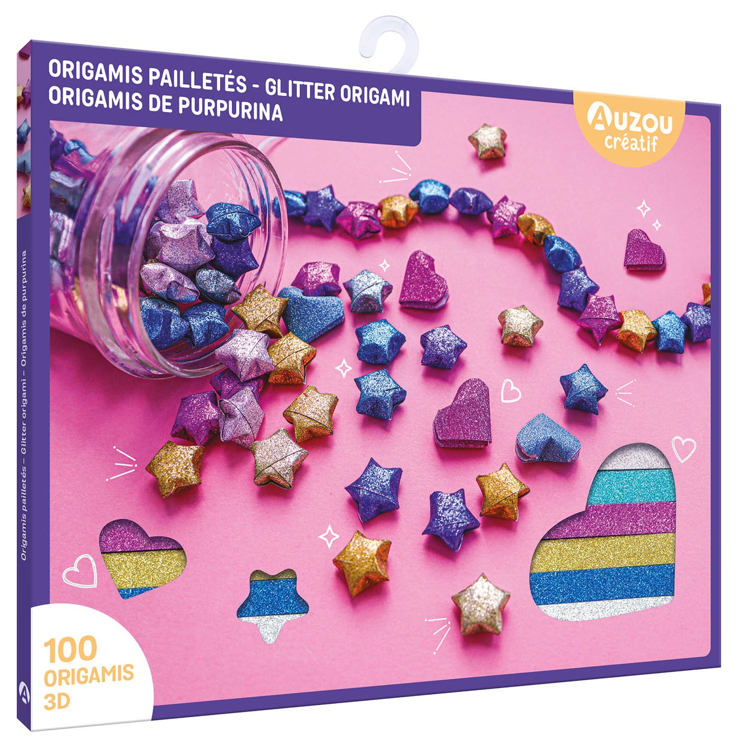 AUZOU - Coffret Origamis pailletés