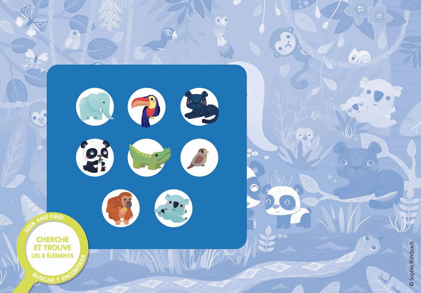 AUZOU - Puzzle cherche & trouve tout petit animaux 20mcx