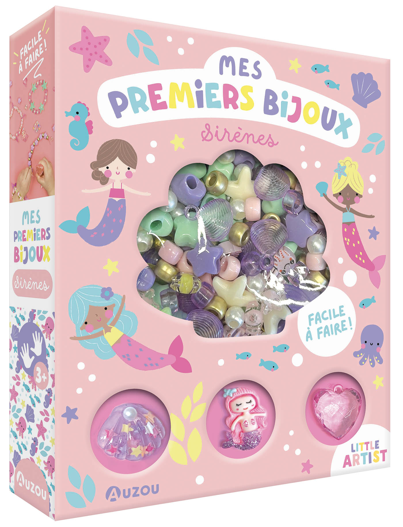 AUZOU - Coffret Mes tout premiers bijoux : sirènes