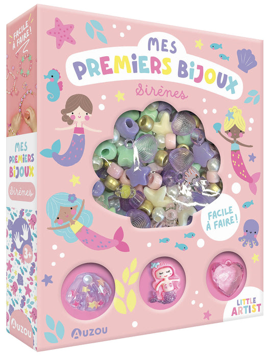 AUZOU - Coffret Mes tout premiers bijoux : sirènes