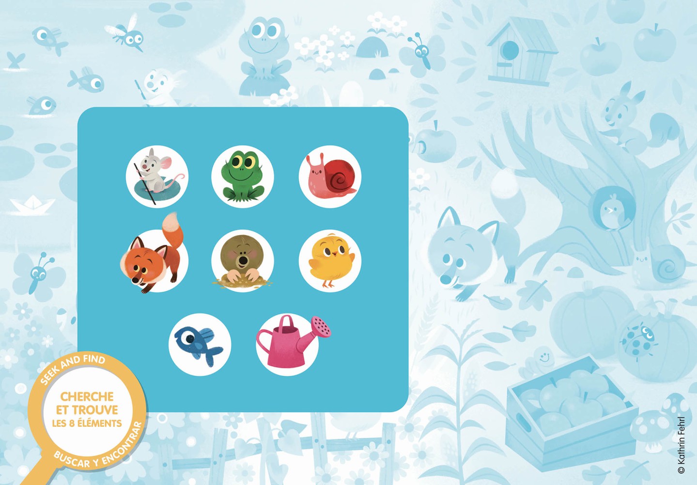 AUZOU -Puzzle cherche & trouve des tout-petits les couleurs