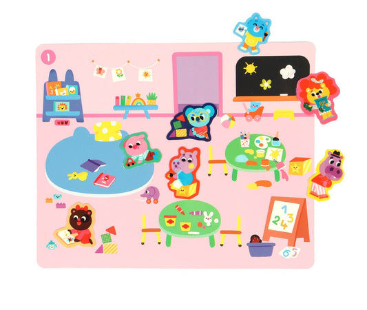 AUZOU -  Pochette Mes premiers autocollants en relief les émotions