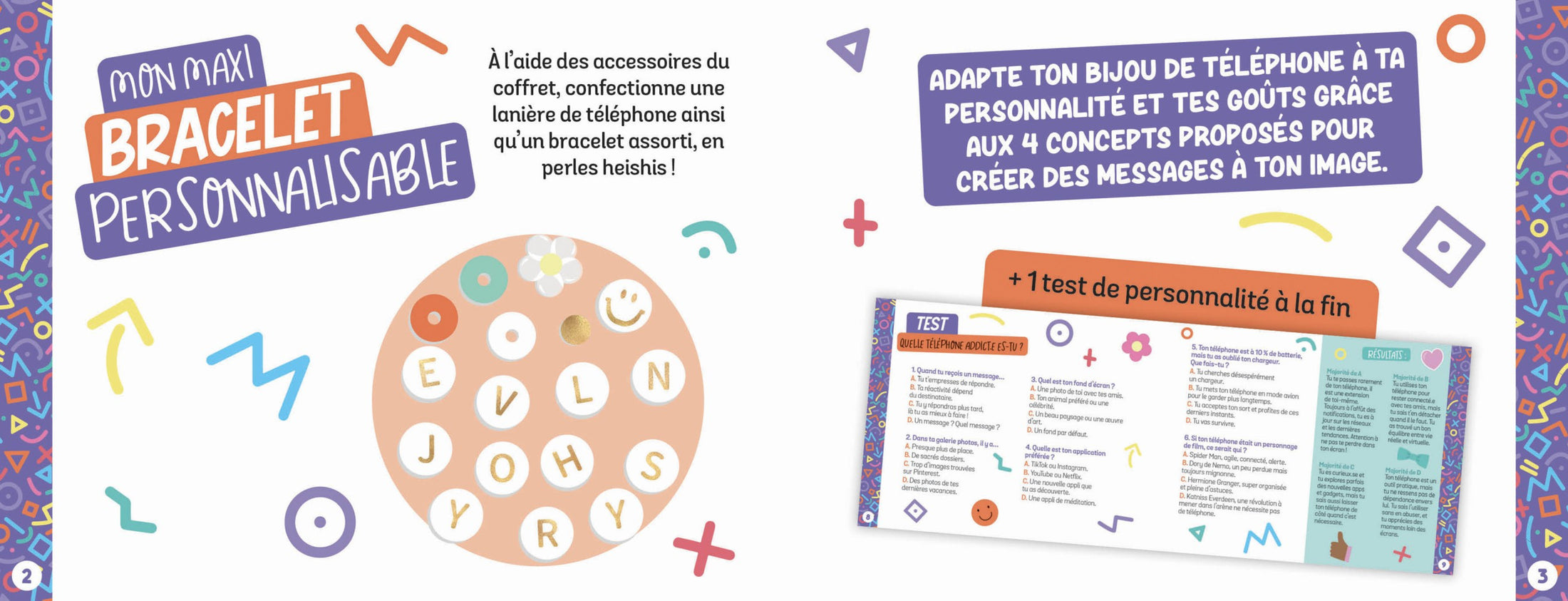 AUZOU -  Duo de bijoux 1 bracelet & 1 bijou de téléphone