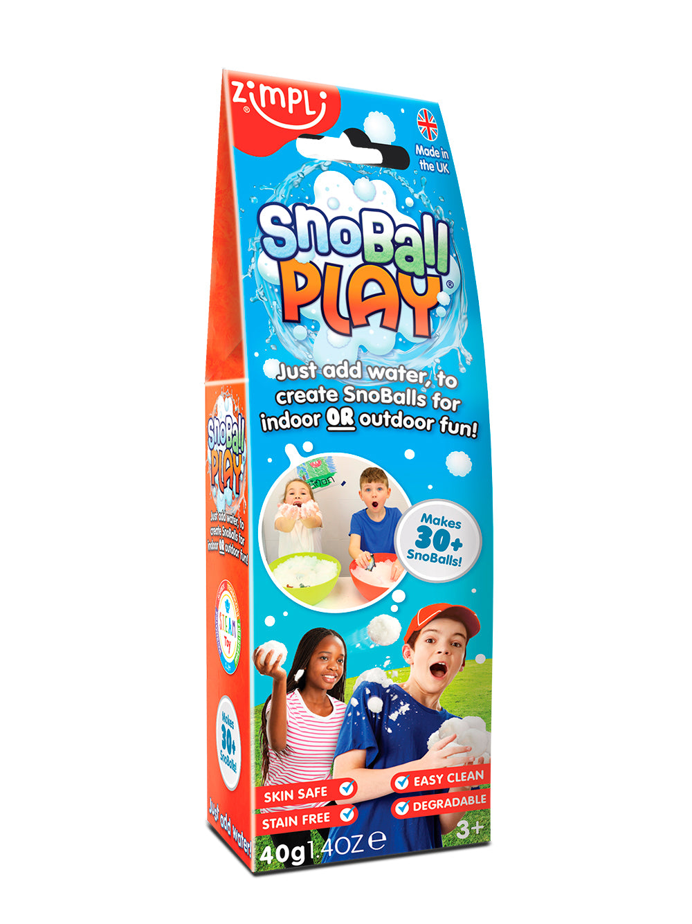 ZIMPLI- "SNOBALL PLAY" EAU EN BOULES NEIGE!