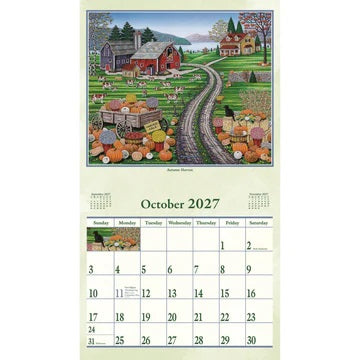 PINE RIDGE ART - CALENDRIER COUNTRY ROAD 2027