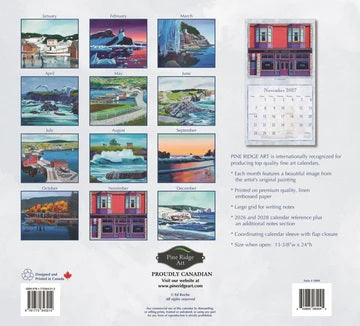 PINE RIDGE ART - CALENDRIER NEWFOUNDLAND 2027