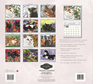PINE RIDGE ART - CALENDRIER CAT'S MEOW 2027