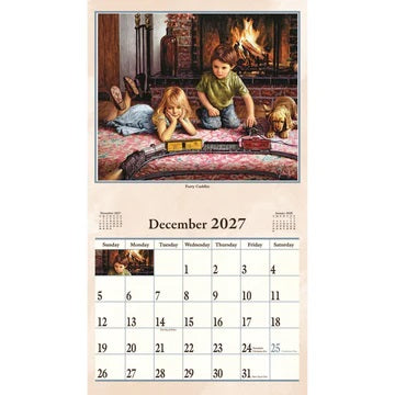 PINE RIDGE ART - CALENDRIER BYGONE DAYS 2027