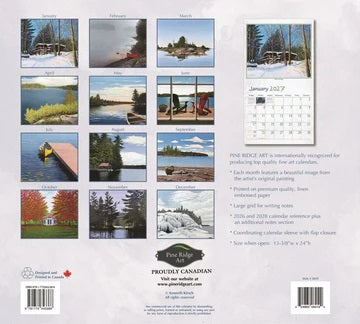 PINE RIDGE ART - CALENDRIER NORTHERN GETAWAY 2027