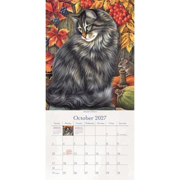 PINE RIDGE ART - CALENDRIER VERTICAL CAT'S MEOW 2027