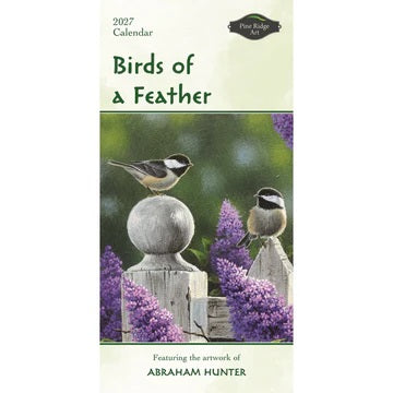 PINE RIDGE ART - CALENDRIER VERTICAL BIRDS OF A FEATHERED  2027