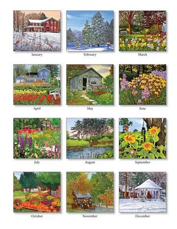 PINE RIDGE ART - CALENDRIER GARDEN GLORY 2026