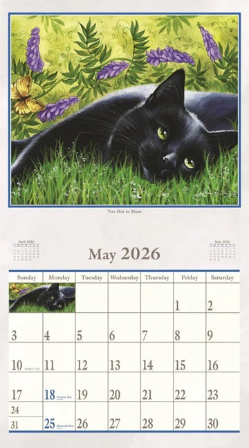 PINE RIDGE ART - CALENDRIER CAT'S MEOW 2026