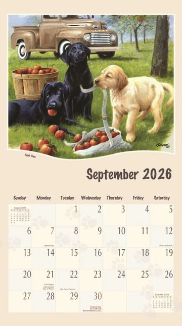 PINE RIDGE ART - CALENDRIER MUST LOVE DOG'S 2026